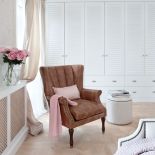 Fotel z przecieranej skóry, w stylu vintage, wypatrzony przez Malwinę w TK Maxx. Piękne, gniecione