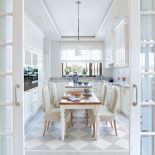 Mieszkanie pod Warszawą w stylu Hampton