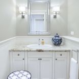 Mieszkanie pod Warszawą w stylu Hampton