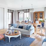 Mieszkanie pod Warszawą w stylu Hampton