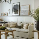 mieszkanie w stylu naturalnym aranżacja salonu