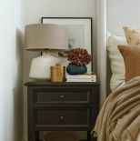 mieszkanie w stylu naturalnym sypialnia