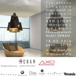 Miłośników designu, blogerów wnętrzarskich i dziennikarzy zapraszamy na spotkanie z marką Axo Light, które odbędzie