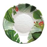 wzory na talerzach kwiaty