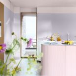 modne kolory ścian 2024 do kuchni