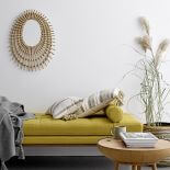 szaro żółty salon