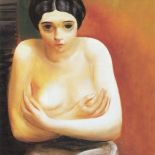 Mojżesz Kisling Półakt kobiety , kolekcja W. Fibaka