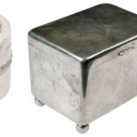 Mosiądz srebrzony, fabryka Braci Henneberg, Warszawa, ok. 1920 r., cw 1200 zł, REMPEX. Skrzynkowa, srebrna,