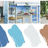 Greckie biele i błękity w aranżacji wnętrz.