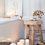 nastrojowe świece w łazience