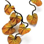 Naszyjnik - Paweł Kaczyński. Biżuteria jak jesienne liście