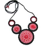 Naszyjnik Shoshyjnik ranvi - wykonany na szydełku. Dooperelle.pl