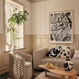 naturalne materiały ocieplające zimowy wystrój wnętrz