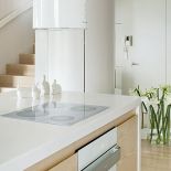 Nawet z dwójką dzieci i rozbrykanym terrierem można żyć w domu pełnym białych kanap, dywanów i szaf.