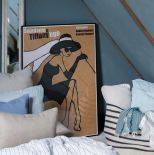 niebieska sypialnia na poddaszu