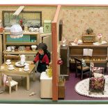 Niemiecki domek z lat 50. W domku lalek