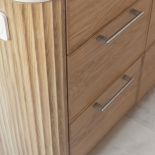 drewniana kuchnia w nowoczesnym stylu skandynawskim