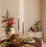 nowoczesna dekoracja stołu na boże narodzenie