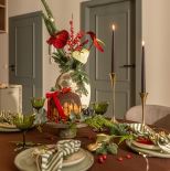 dekoracja stołu na boże narodzenie