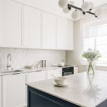 kuchnia biel i granat