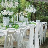 Żyrandol Crystal Leaf, 645 zł, bawełniany pokrowiec na krzesło Basic Stretch, Blanc MariClo’ Polska, blancmariclo.pl