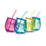 Orzeźwiające napoje w szklankach ze słomką, 400 ml, 6,99 zł, duka.com