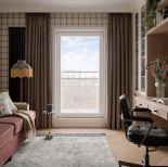 domowe biuro urządzone w angielskim stylu