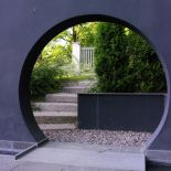 Ogród przy zabytkowej willi w Gdańsku