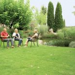 Ogród w Końskowoli. Wrzosowisko na tarasach