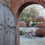 Zimowy ogród w hrabstwie Hertfordshire