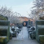 Zimowy ogród w hrabstwie Hertfordshire