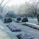 Zimowy ogród w hrabstwie Hertfordshire