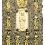 Okładka Hymnów św. Stefana zdobiona kością słoniową i złotem, XII-XIII w., Niemcy