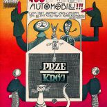 Okładka Przekroju , 1956 r. Kreski i kreseczki Daniela Mroza