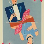 Opakowanie pralinek firmy E. Wedel, projekt Stefan Osiecki i Andrzej Stypiński, ok. 1935 r., wł. Muzeum Plakatu w Wilanowie