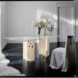 Oryginalny stół Spider Rock z marmurowymi nogami. LDM