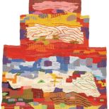 Ostro... , tkanina, 150 x 126 cm, 2008 r.