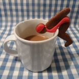 Ozdobny pierniczek z miodem z domowej pasieki. Izabela Niżyńska i Piotr Niżyński , www.lawendowapasieka.pl