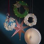 Papierowe dekoracje świąteczne, IKEA
