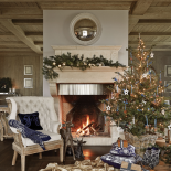 Aranżacja salonu na święta, zdjęcia: Jola Skóra, stylizacja: Anna Olga Chmielewska