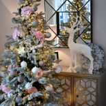 Święta w stylu glamour, aranżacja Mint Grey