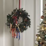 wiszący wianek świąteczny