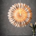 wiszące ozdoby świąteczne z papieru