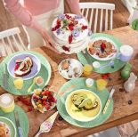 pastelowe ozdoby na wielkanocny stół