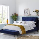 sypialnia pastelowy błękit