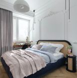 pastelowa sypialnia aranżacja