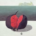 Pejzaż śródziemnomorski z granatem , 1974 r., Muzeum Sztuki w Łodzi.