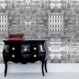 Piero Fornasetti i jego muza. Dizajner, tapety, piero fornasetti, lina cavalieri