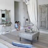 szare wnętrza w stylu francuskim