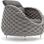 Plecionka niejedno ma imię. Fotel Rapunzel. kenneth cobonpue